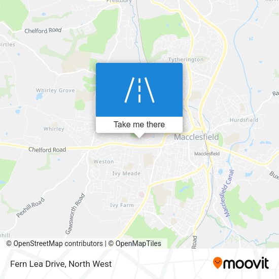 Fern Lea Drive map