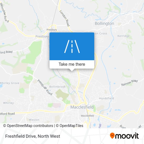 Freshfield Drive map