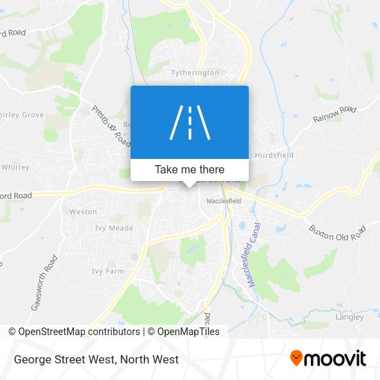 George Street West map
