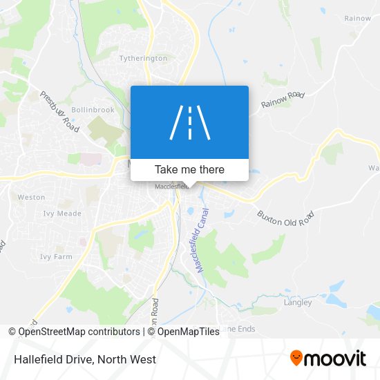 Hallefield Drive map