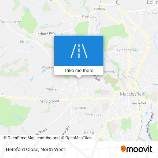Hereford Close map