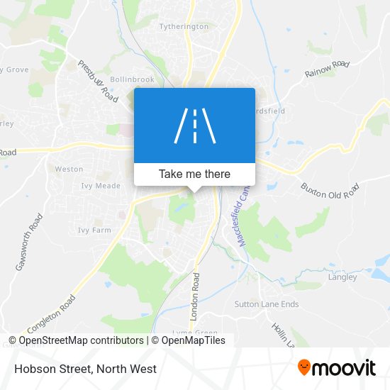 Hobson Street map