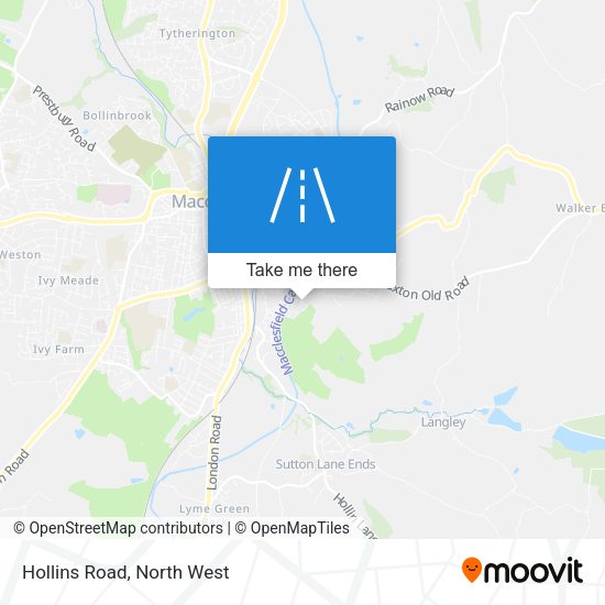 Hollins Road map