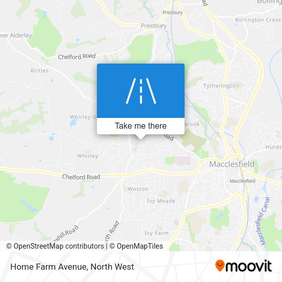 Home Farm Avenue map
