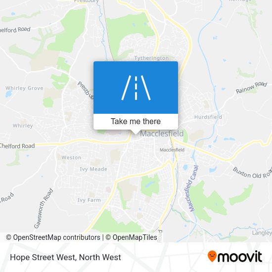Hope Street West map
