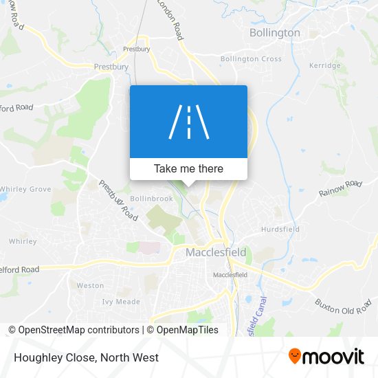 Houghley Close map
