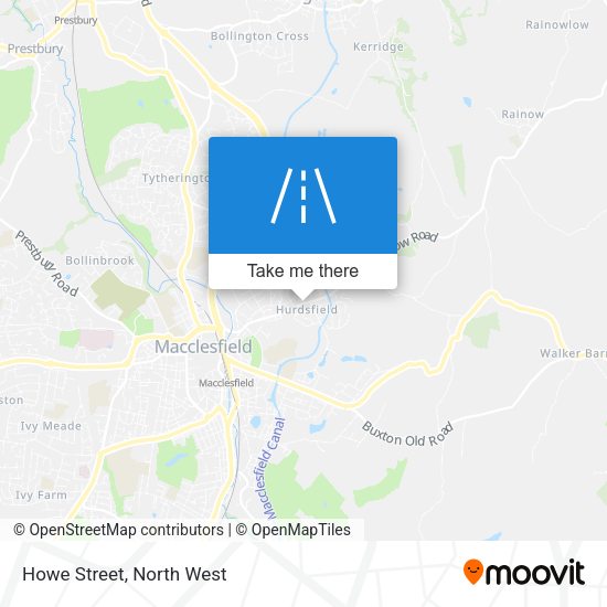 Howe Street map