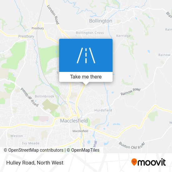 Hulley Road map
