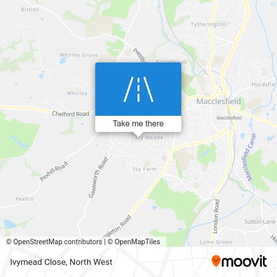 Ivymead Close map