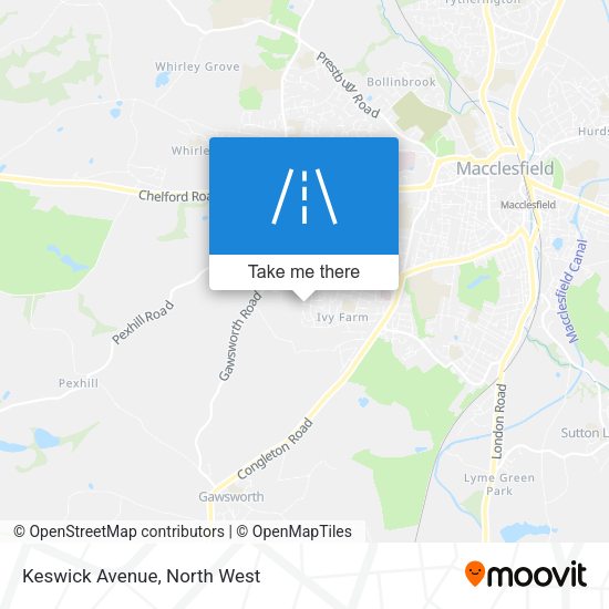 Keswick Avenue map