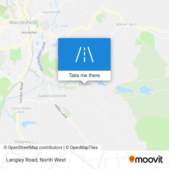 Langley Road map