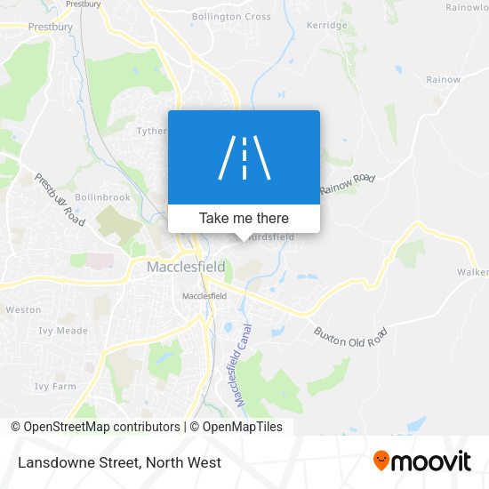 Lansdowne Street map