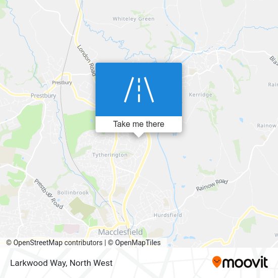 Larkwood Way map