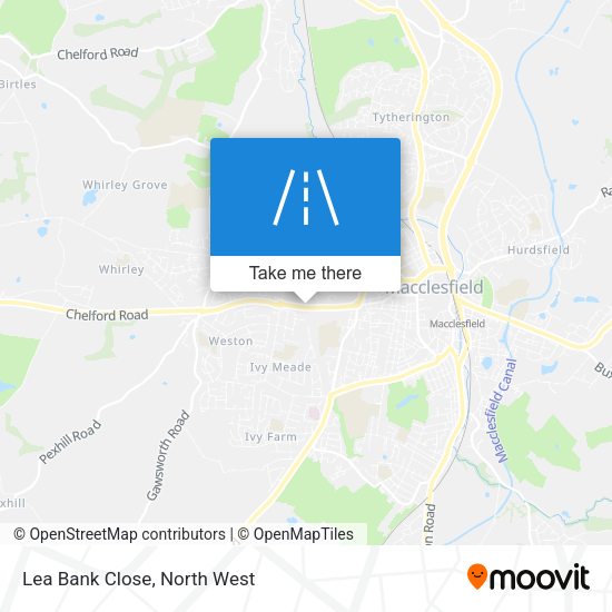 Lea Bank Close map