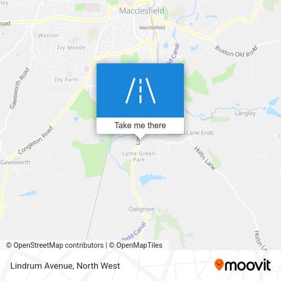 Lindrum Avenue map