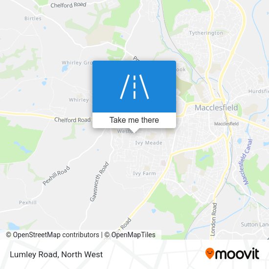 Lumley Road map