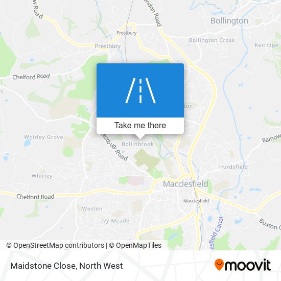 Maidstone Close map