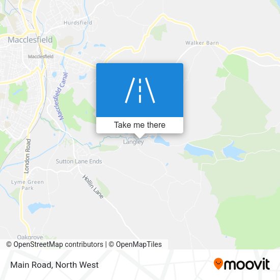 Main Road map