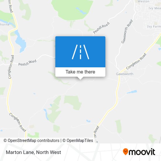 Marton Lane map