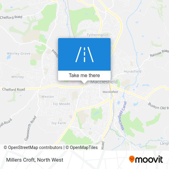 Millers Croft map