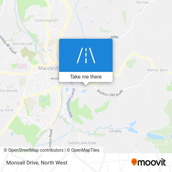 Monsall Drive map