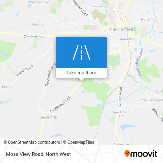 Moss View Road map