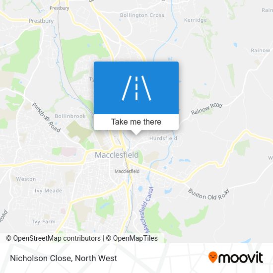 Nicholson Close map
