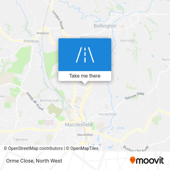Orme Close map