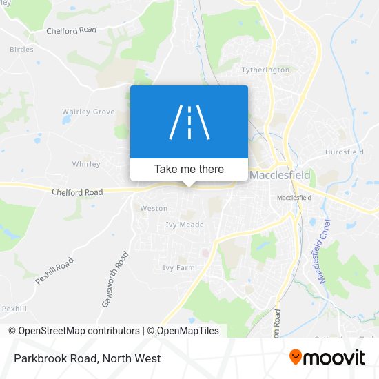 Parkbrook Road map