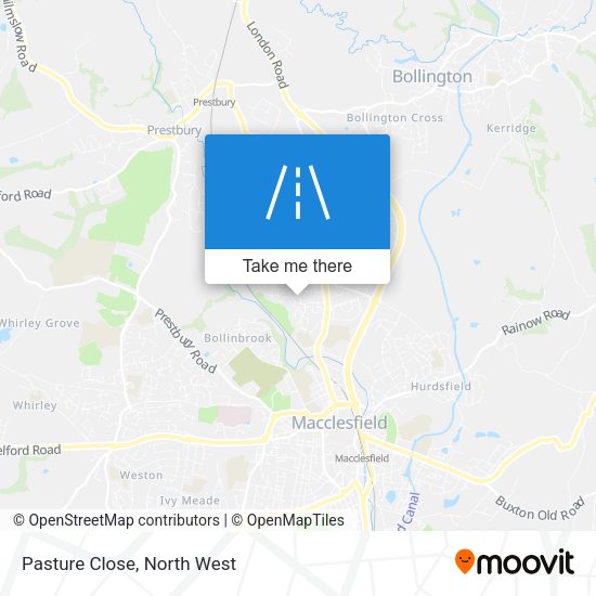 Pasture Close map