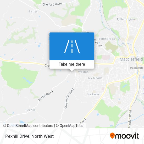 Pexhill Drive map