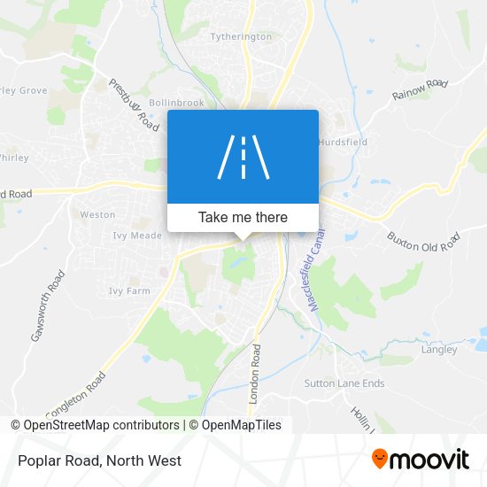 Poplar Road map