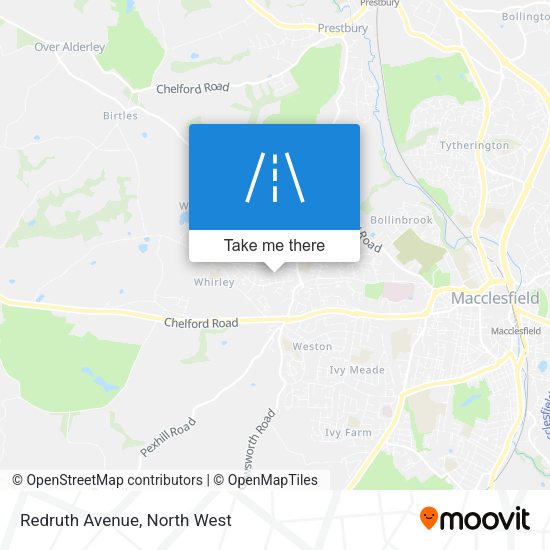 Redruth Avenue map