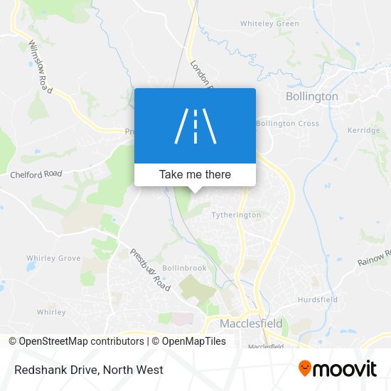 Redshank Drive map