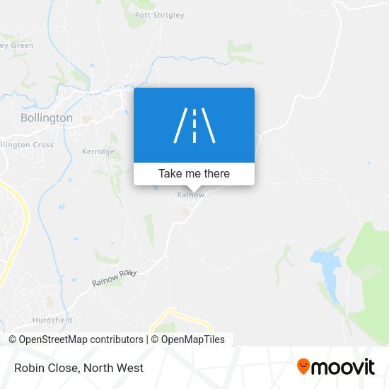 Robin Close map