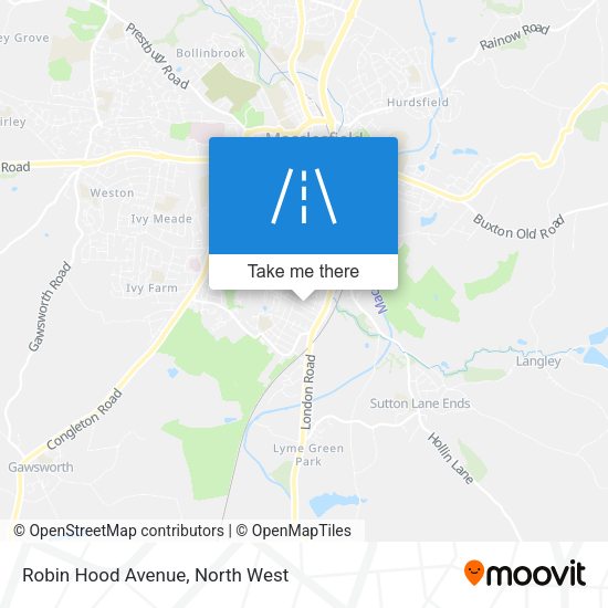 Robin Hood Avenue map