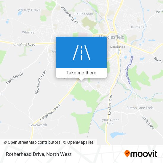 Rotherhead Drive map