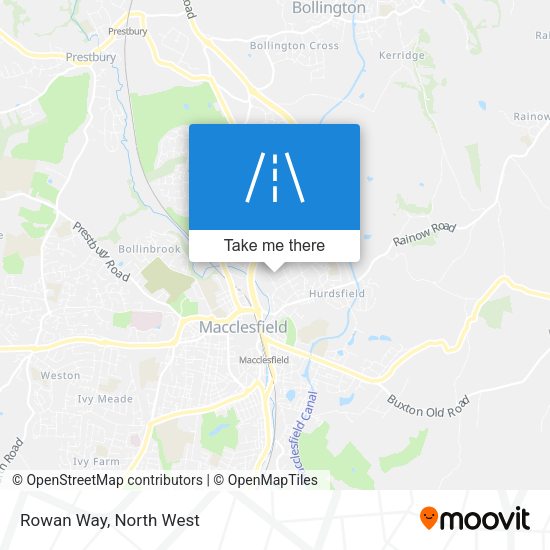 Rowan Way map