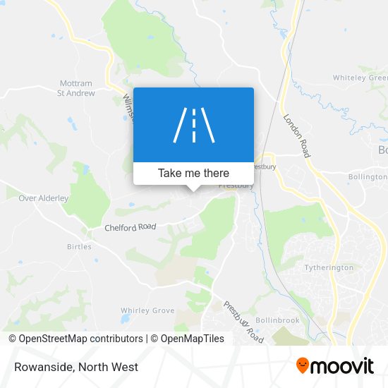 Rowanside map