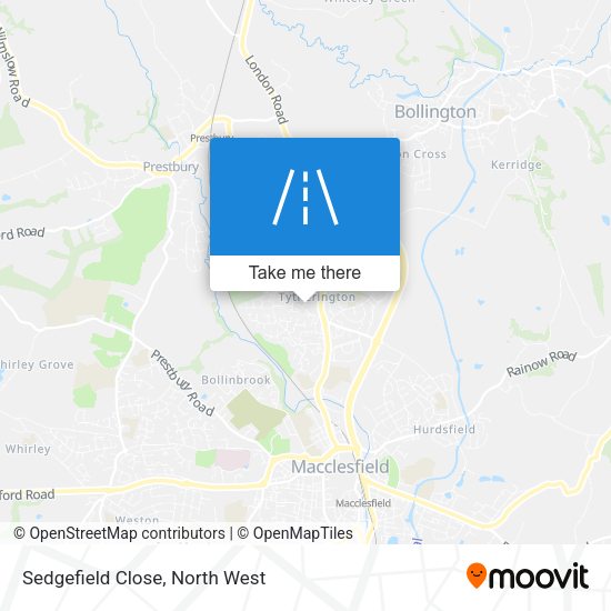 Sedgefield Close map