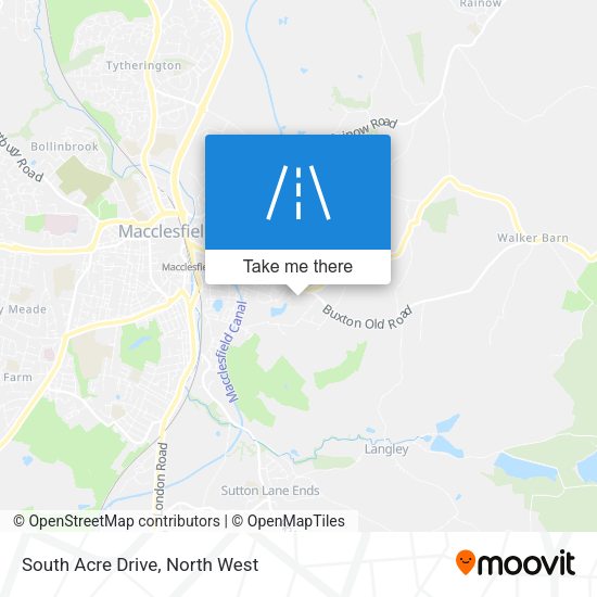 South Acre Drive map