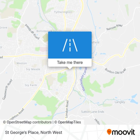 St George's Place map