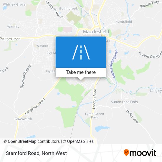 Stamford Road map