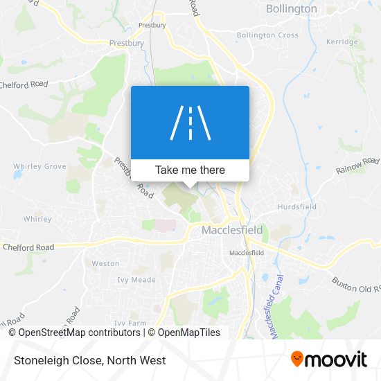 Stoneleigh Close map