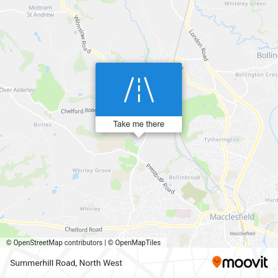 Summerhill Road map