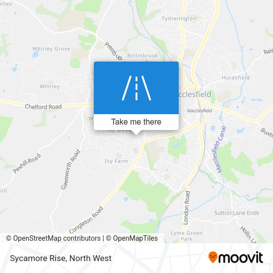 Sycamore Rise map