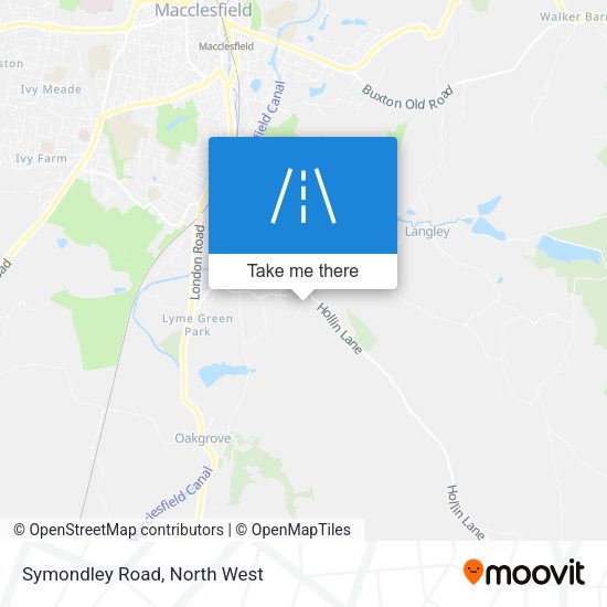 Symondley Road map