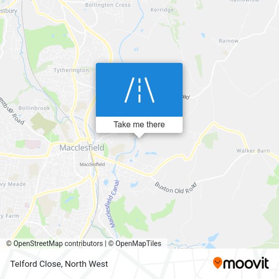 Telford Close map