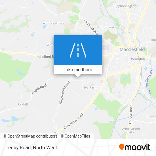 Tenby Road map