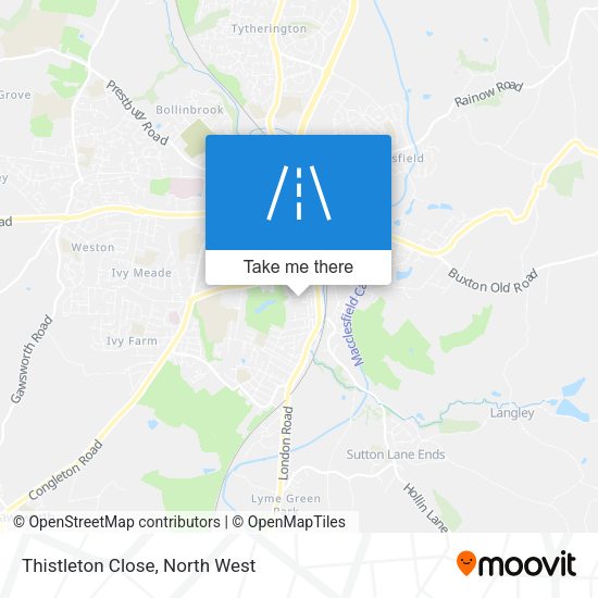 Thistleton Close map